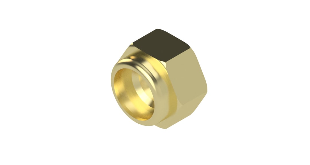 Rotac Nut, Nylock, 5/16" - 18, Grade 8, Zinc Plated, Yellow