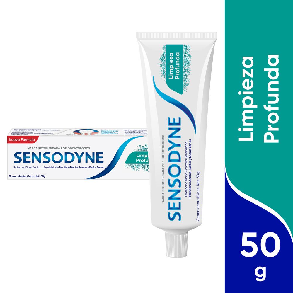 Pasta Dental Sensodyne Limpieza Profunda 50g