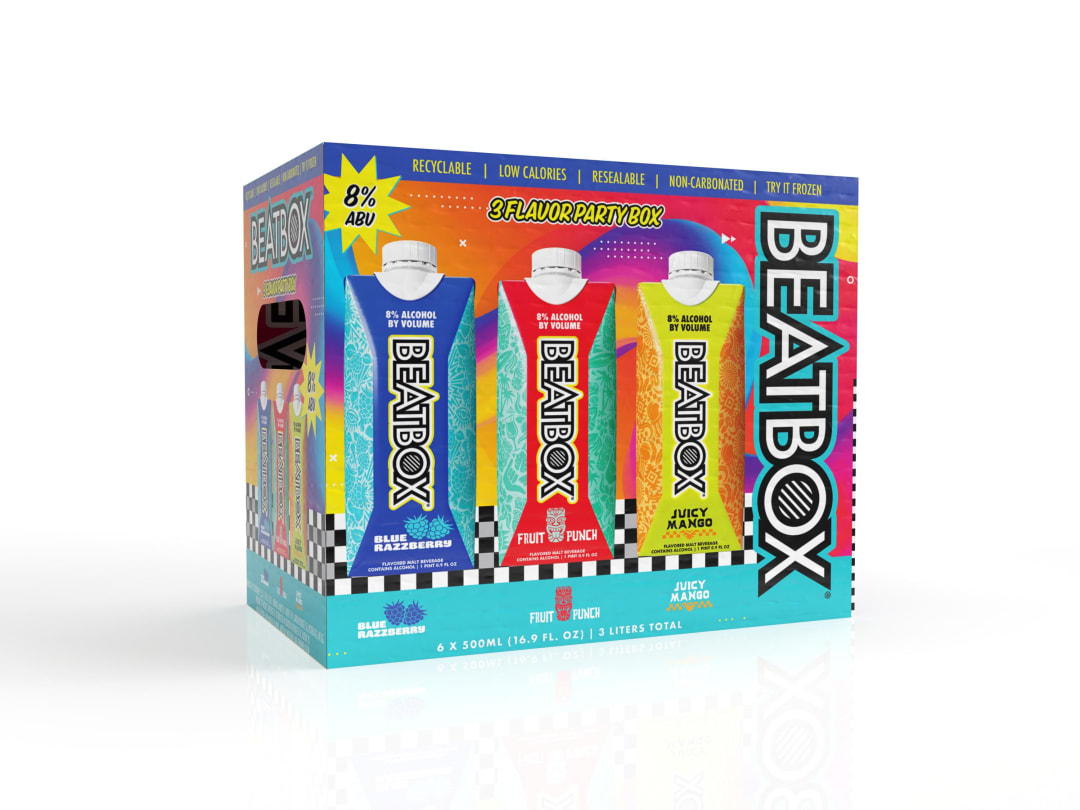 Beatbox Variety Pack Malt, 8% ABV, 6/500ml