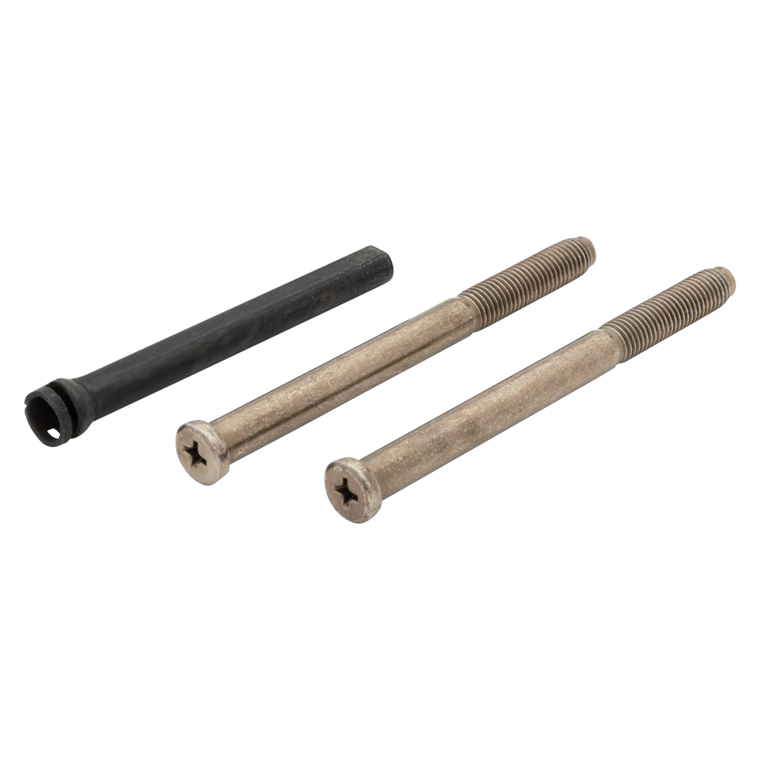 Deadbolt Mounting Screws for Thick Door w/ Spindle Extender in Satin Nickel Finish