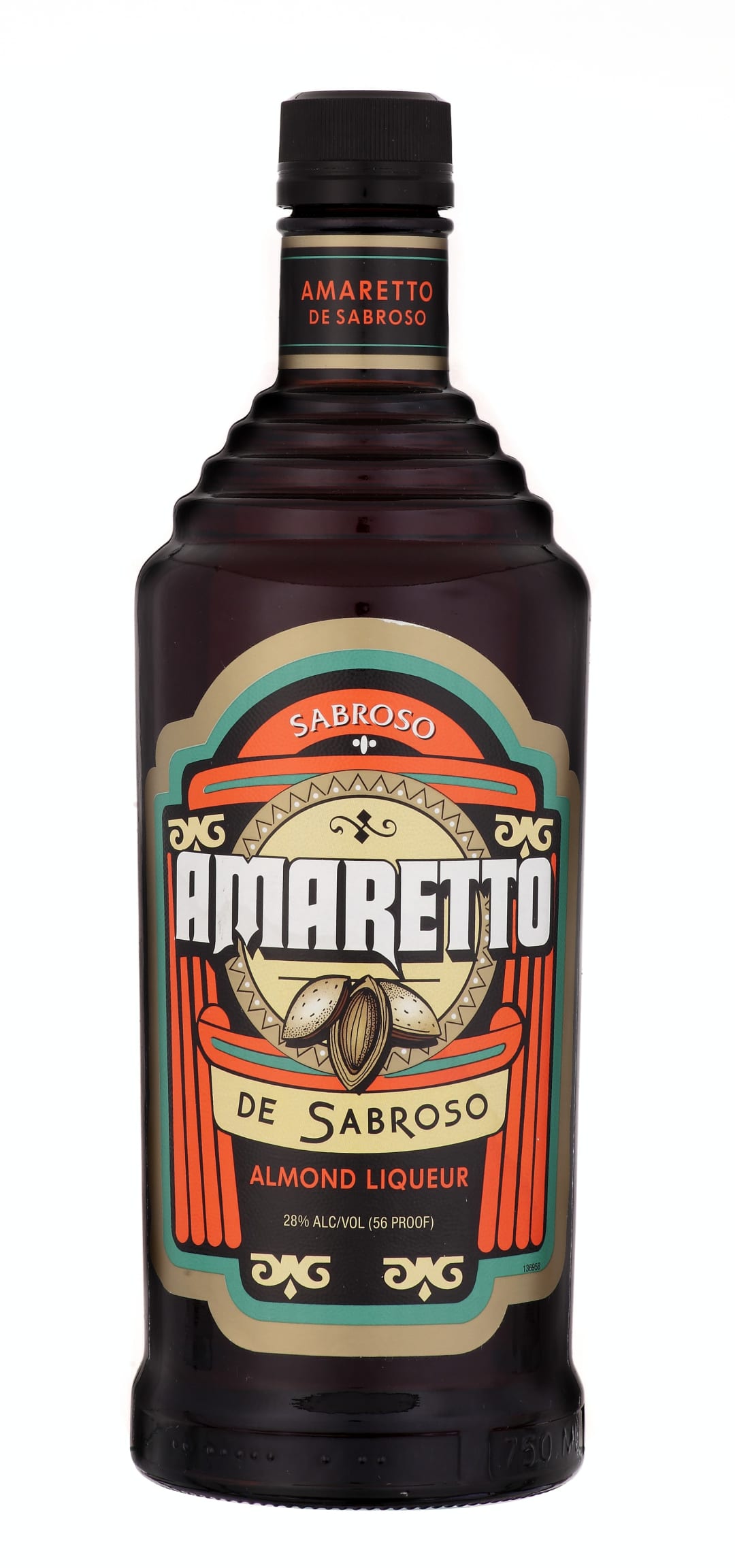 Sabroso Amaretto Almond Liqueur 750ml 56 Proof
