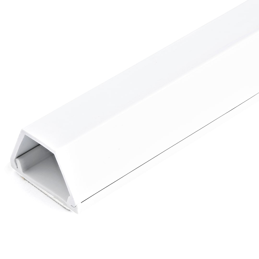 1 8meter 2 piece White Cable Raceway