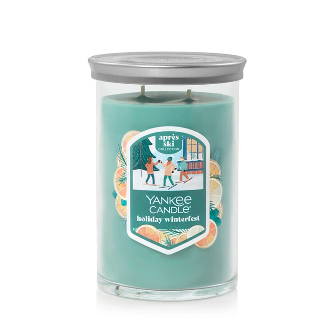 Yankee Candle Holiday Winterfest, 20 oz Large Tumbler Candle with up to 80 Hour Burn Time