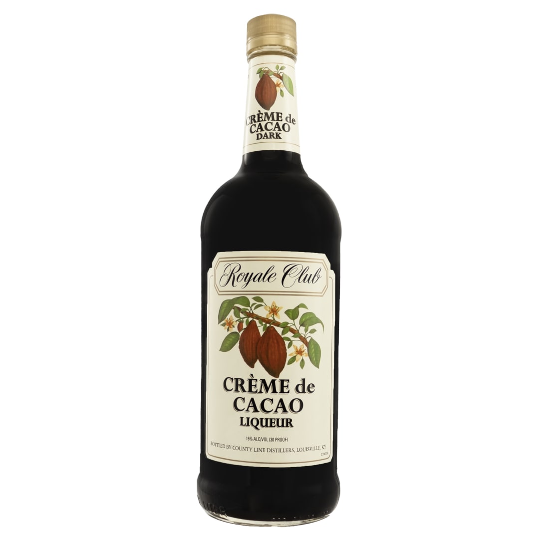 Royale Club Creme De Cacao Dark Liqueur 1l 30 Proof