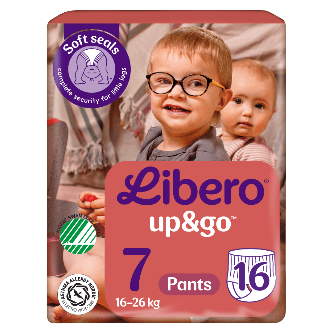 Libero Up&amp;Go 7 pant diaper, 16-26 kg, 16 pieces
