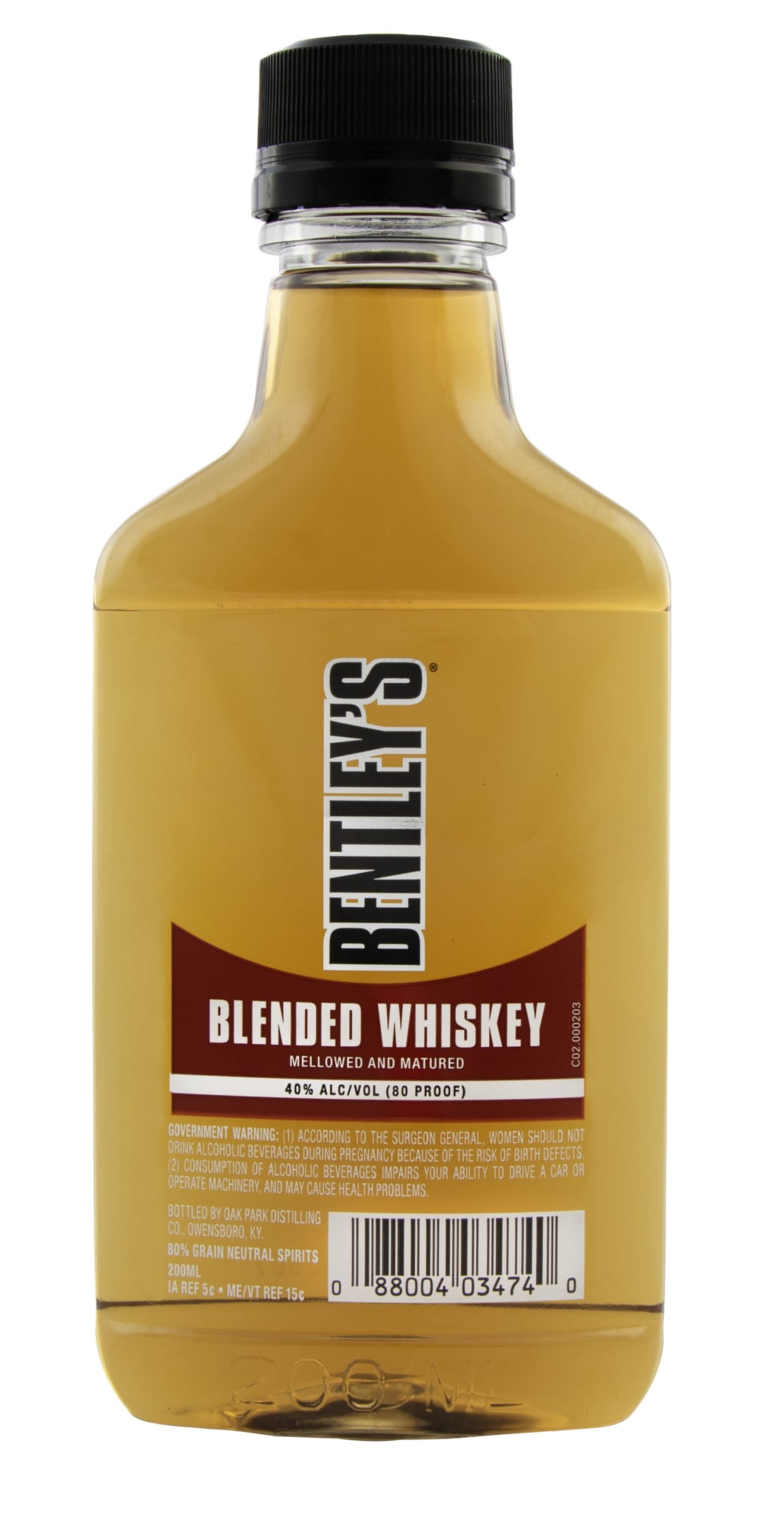 Bentley's Blended Whiskey 200ml 80 Proof
