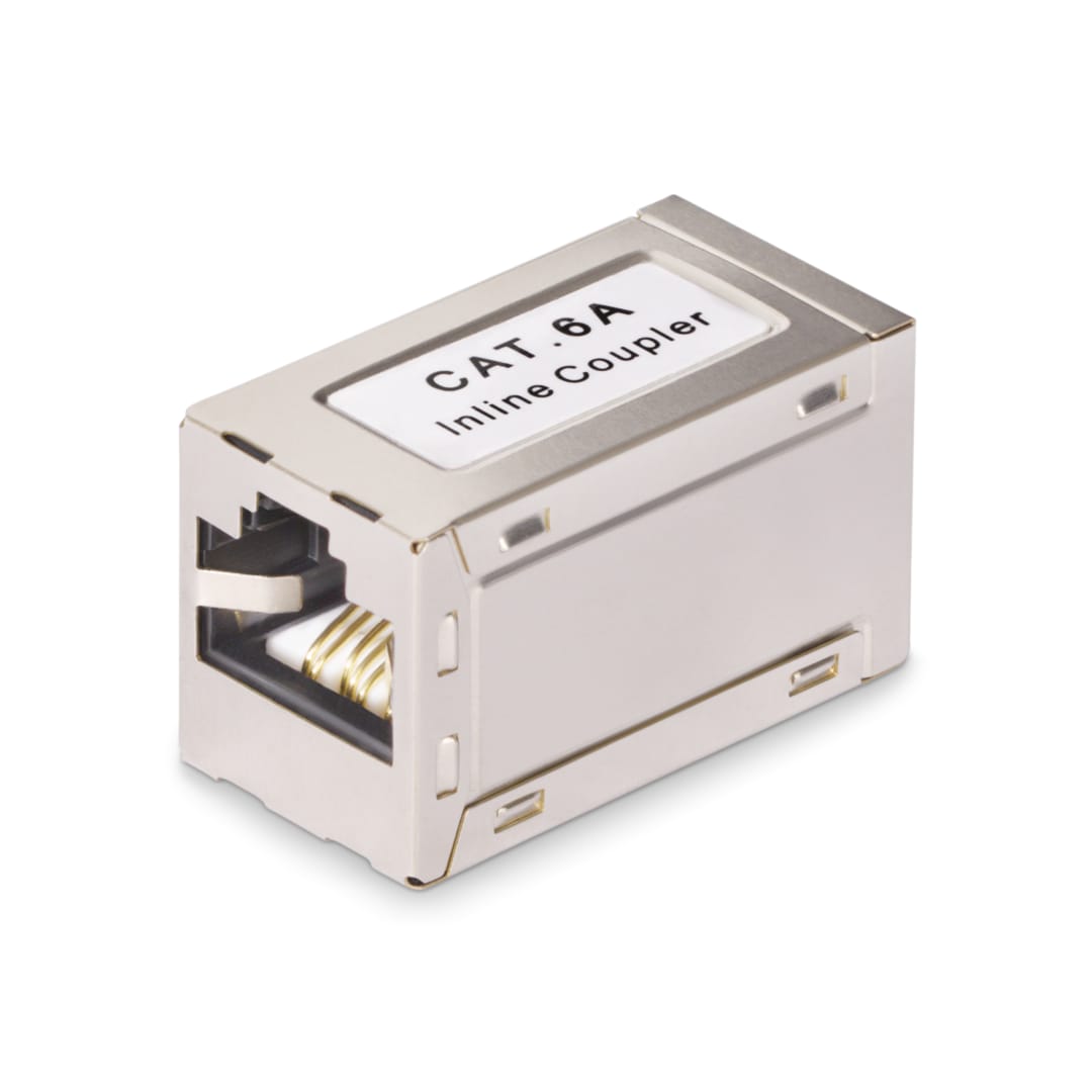 Cat6a RJ45 Shielded Modular Inline Coupler