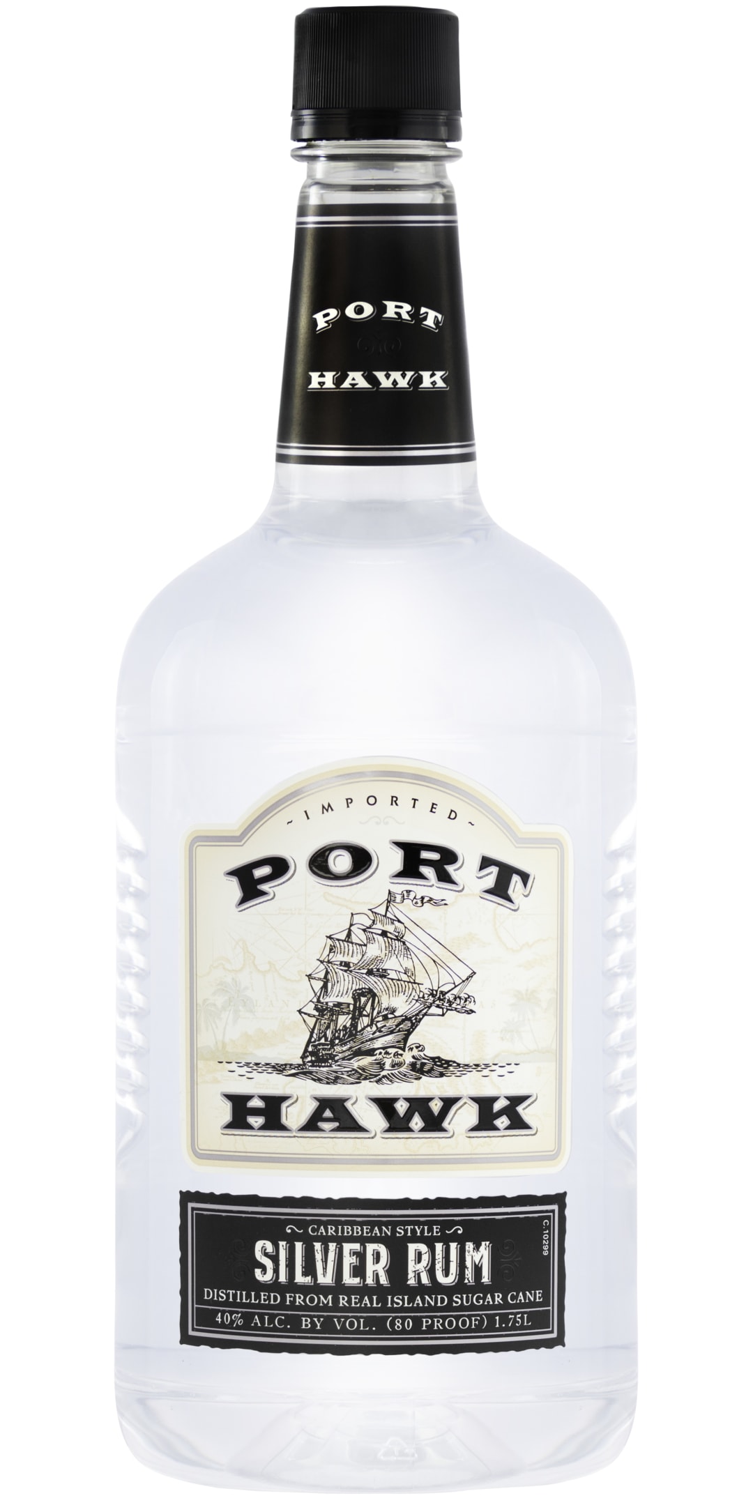 Port Hawk Silver Rum 1.75l 80 Proof