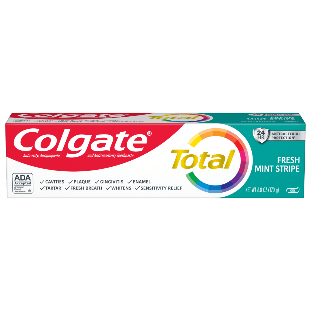 Colgate Total® Fresh Mint Stripe Toothpaste, 6.0 oz