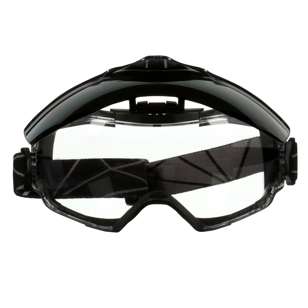 3M™ GoggleGear™ 6000 İş Güvenliği Koruyucu Gözlükler, Scotchgard™ Buğu Önleyici / Çizilmeye Dayanıklı Kaplama (K ve N) Şeffaf Lens, Kaldırmalı Gri IR5 Kapaklı Lens, GG6001SGAF-IR5, 10/Kutu