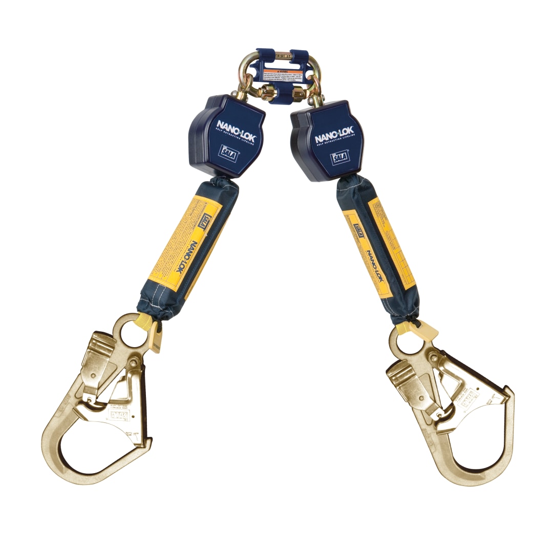 3M™ DBI-SALA® Nano-Lok™ Personal Self-Retracting Lifeline,twin leg, Web, 1.8 m, 3101345