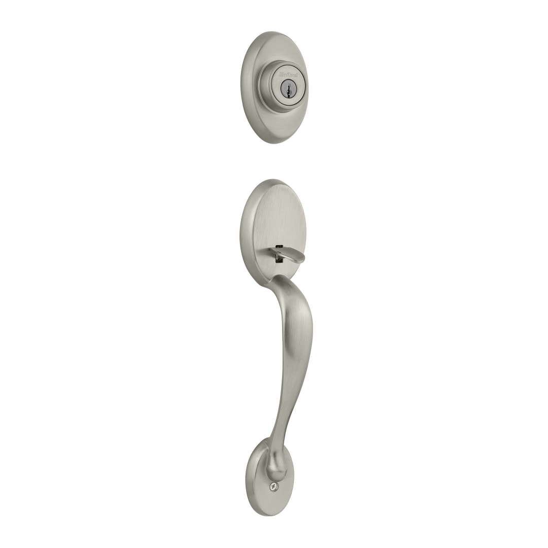 Chelsea Single Cylinder Exterior Only Handleset in Satin Nickel