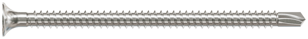 Simpson Strong-Tie F10T300BDB Self-Drilling Bugle-Head Screw — #10 x 3 in. #2 Square Drive, Type 410 (1500-Qty) (Pack of 64)