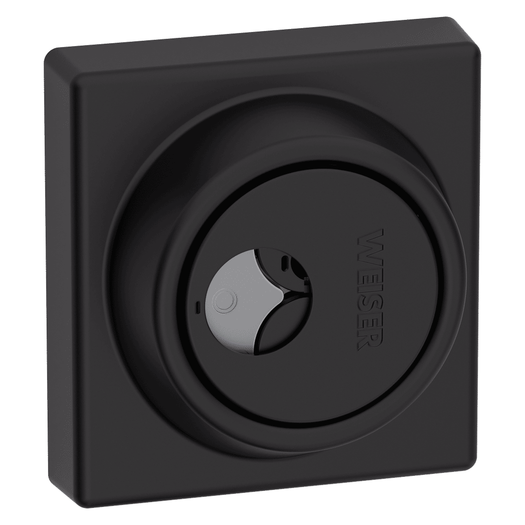 9571 Key Control FD Deadbolt featuring SmartKey Security™ in Matte Black