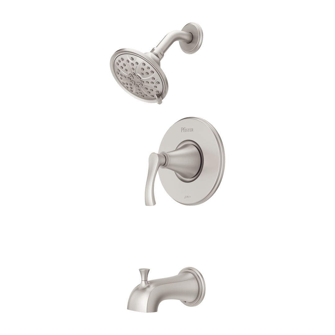 Auden 1-Handle Tub & Shower Faucet in Spot Defense Brushed Nickell