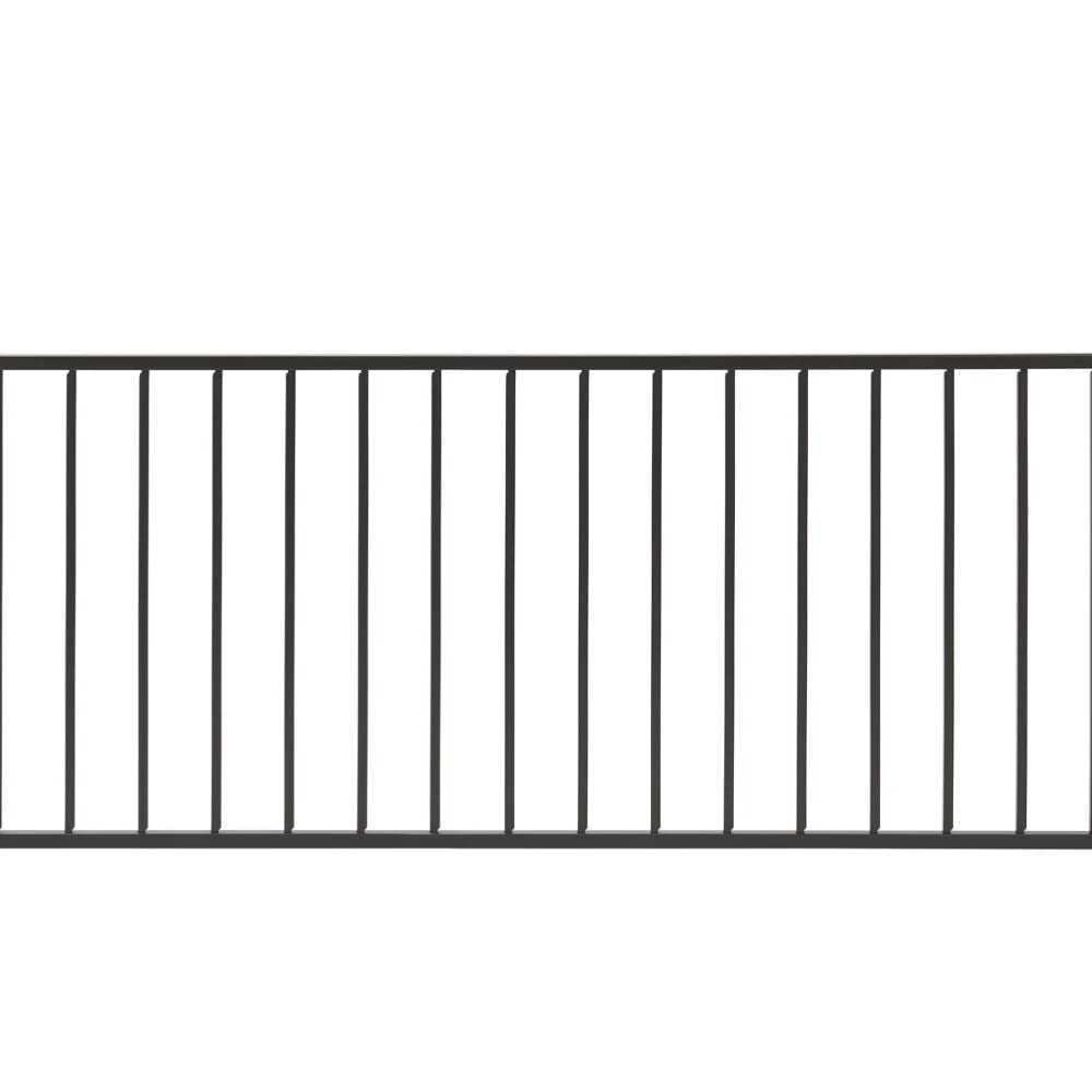 8-ft x 36-in Trex® Enhance™ Steel Stair Railing Panel in Charcoal Black