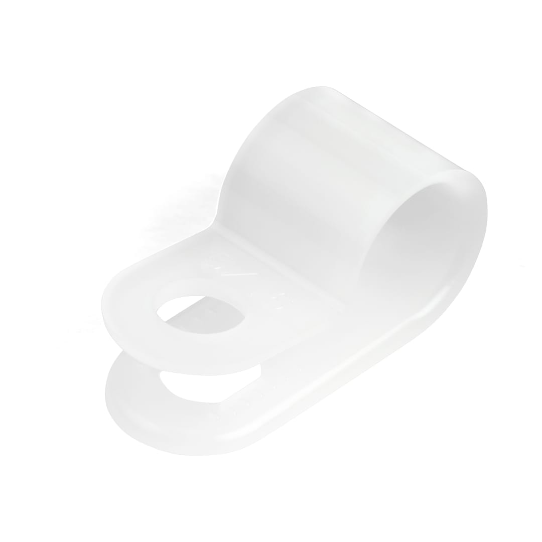 100 Pack of Screw Down Cable Clamps - large