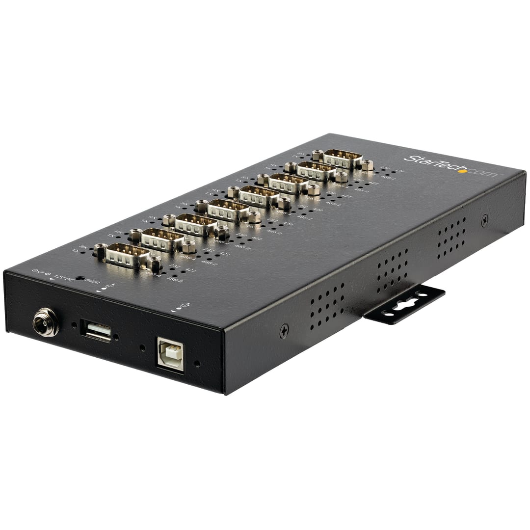 8 Port USB to RS 232 422 485 Serial Adapter w metal housing