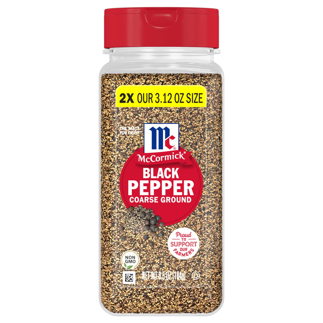 McCormick® Pepper Black Coarse Ground, 6.5 oz