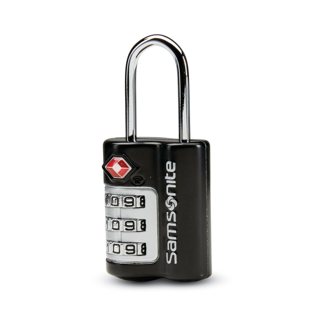 Lock & Security Acc 3 Dial Combo Lock T - Black