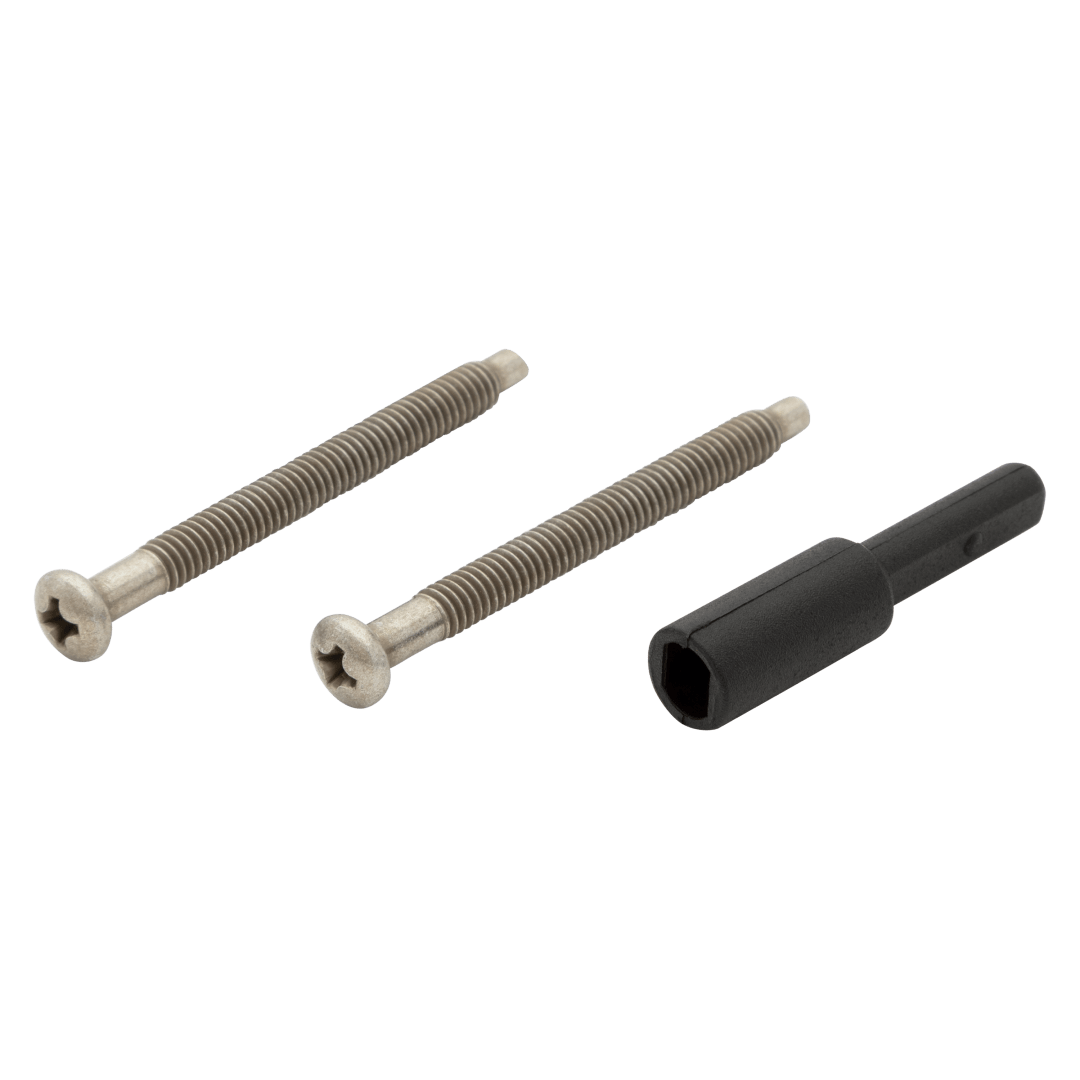 Screw Pack for Thick Door w/Spindle Extension in Satin Nickel Finish