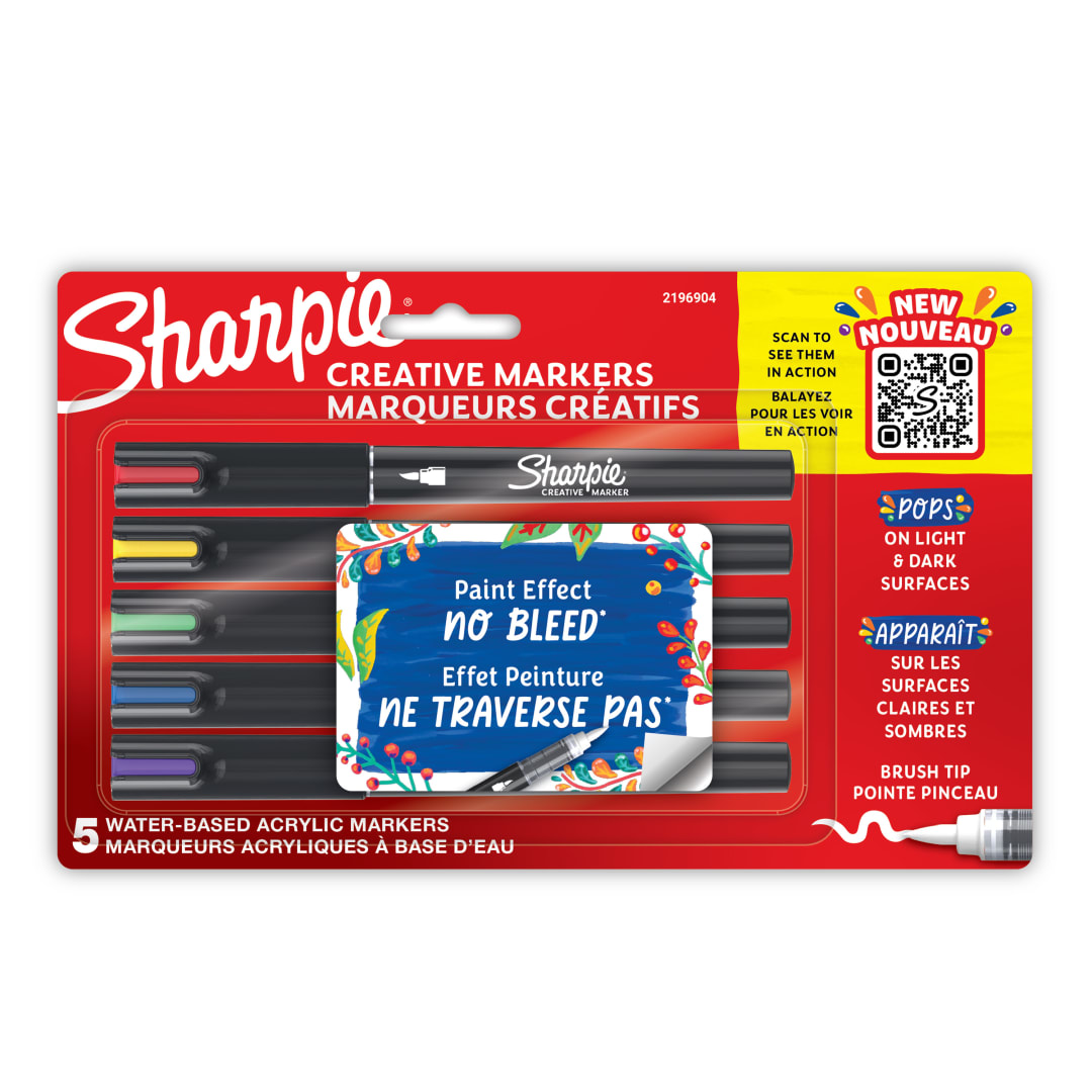 SHARPIE ACRYLIC CREATMKR BRUSH ASST