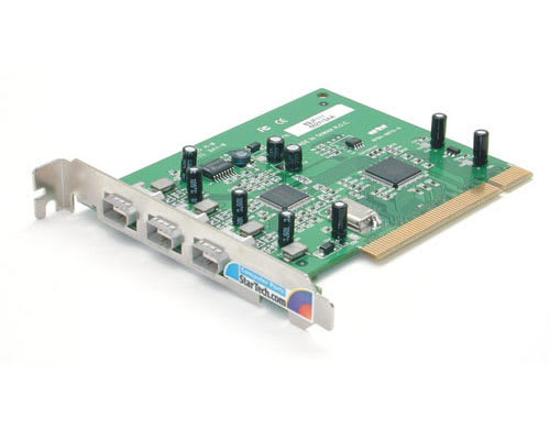 *D*PCI I/O Card - (3) IEEE-1394 FireWire Ports