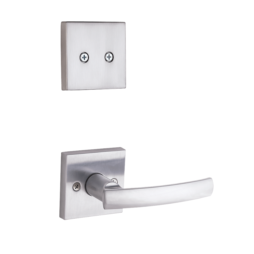Sydney Square Interior Pack Lever in Satin Chrome