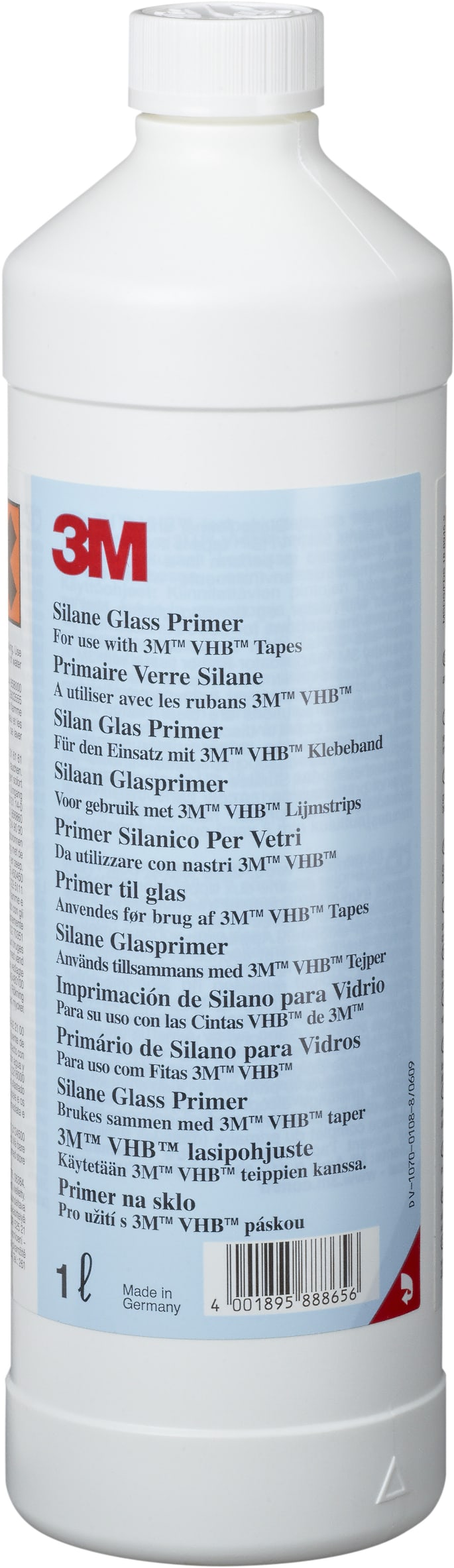 3M™ VHB™ Silan Cam Astarı, Şeffaf, 1 L