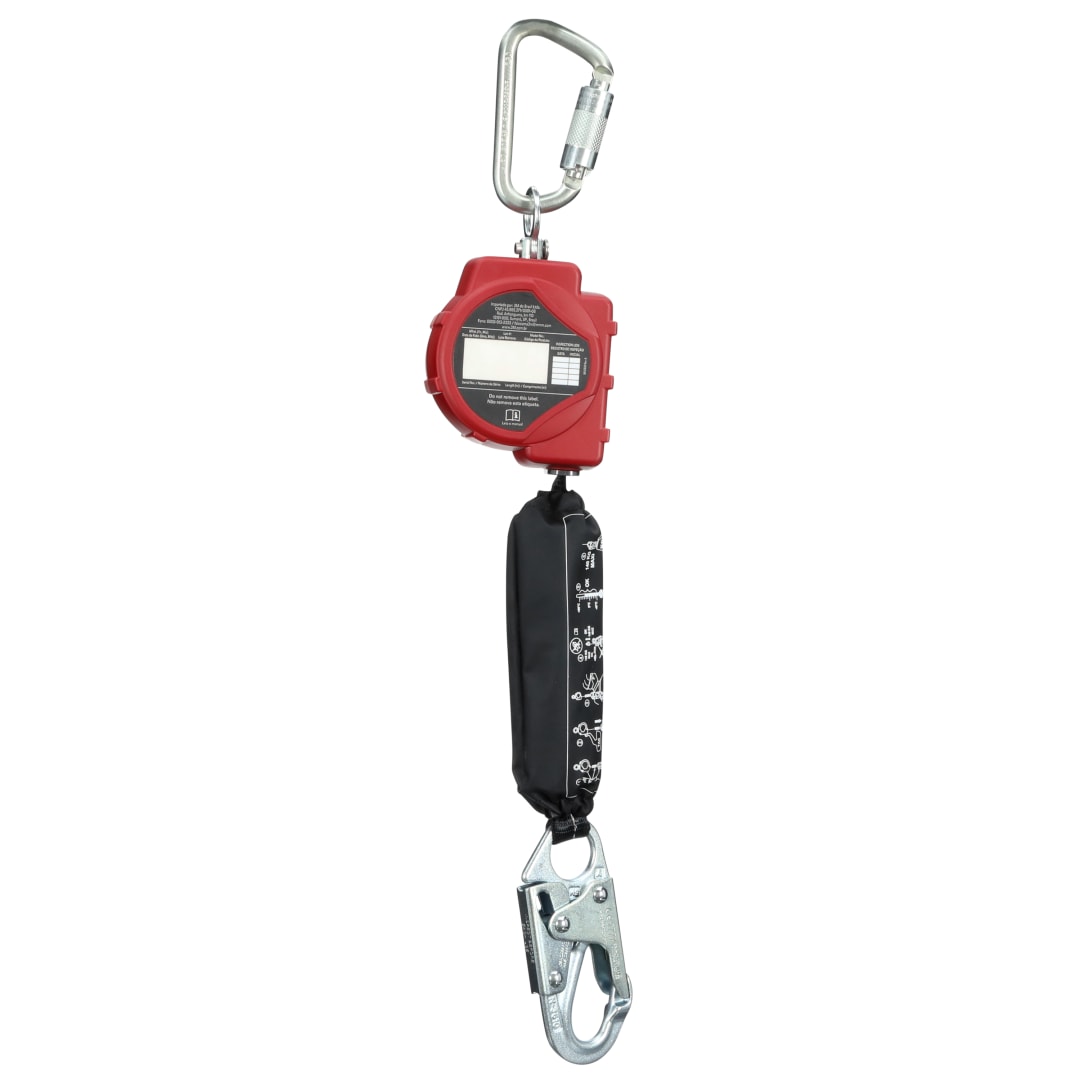 3M™ Protecta® Geri Sarımlı Yaşam Hattı, Dokuma, Karabina, Kancalı, 11 ft, 3,4 m, 3100647