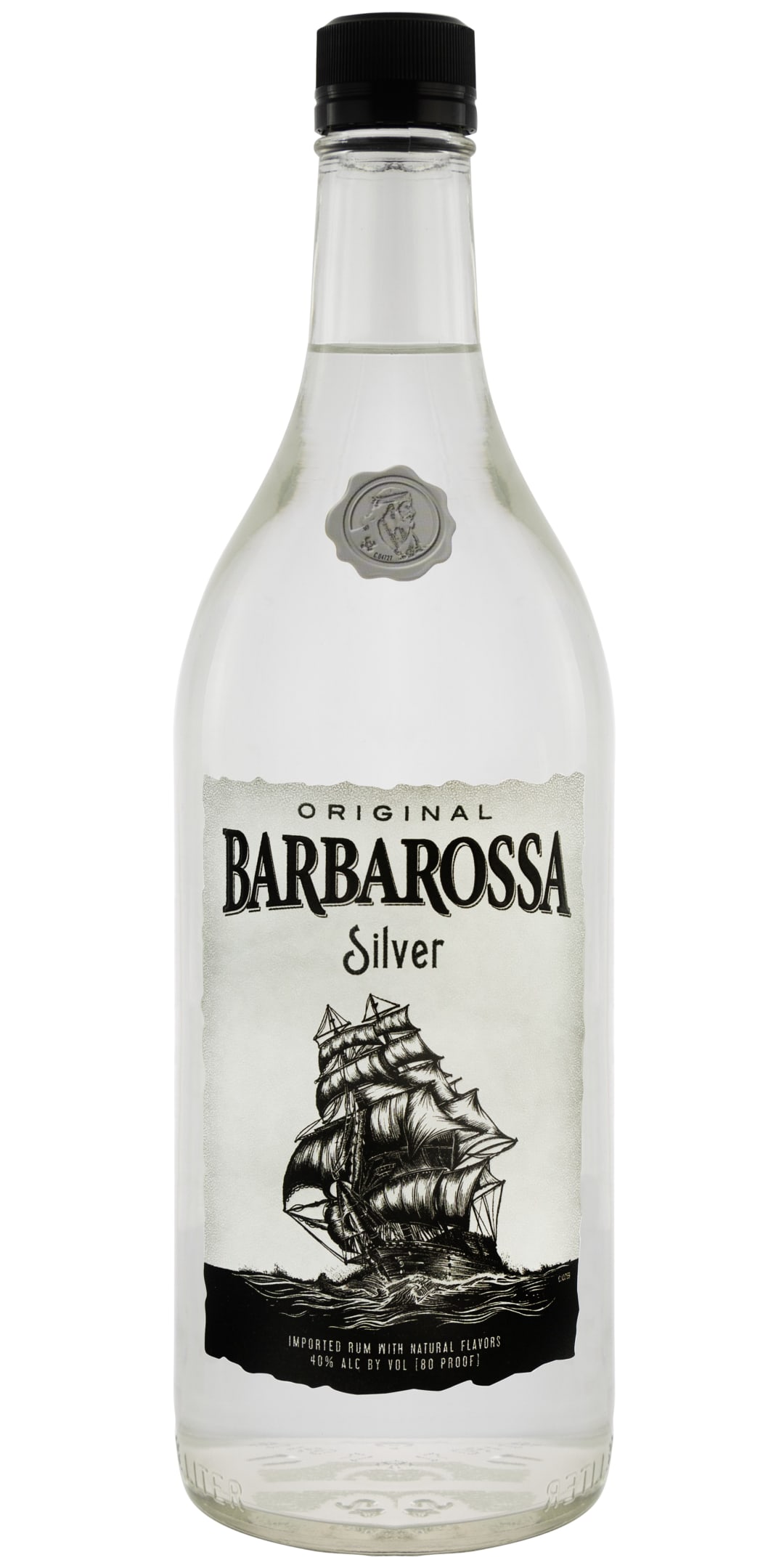Barbarossa Silver Rum 1l 80 Proof