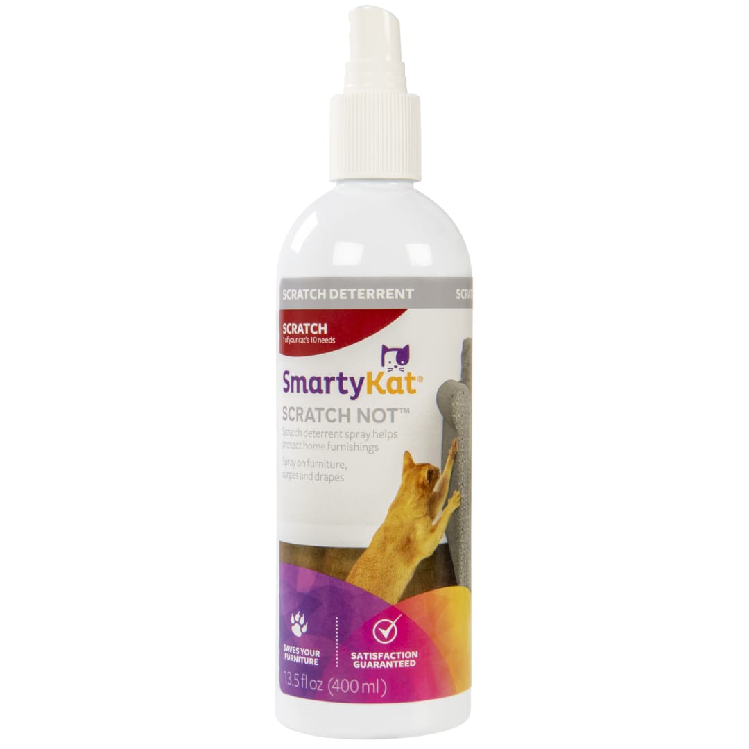 SmartyKat Scratch Not Scratch Deterrent Training Spray for Cats - 13.5 Fluid Ounces
