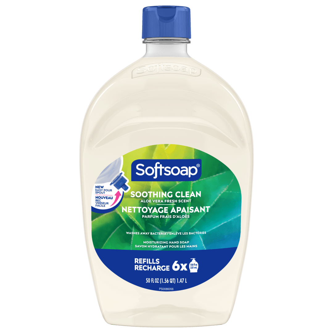 Softsoap Soothing Clean Liquid Hand Soap Refill, 1.47 L