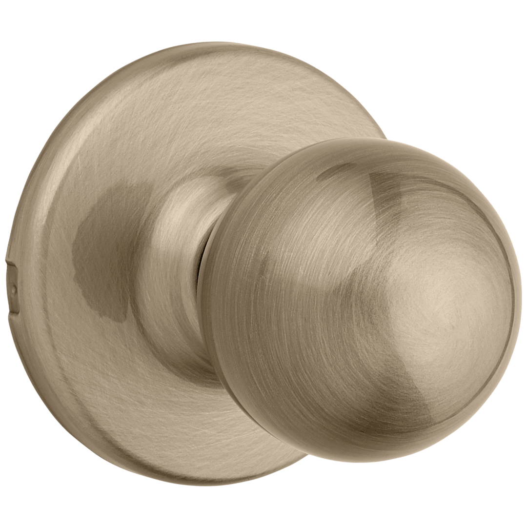 Polo Hall/Closet Door Knob in Antique Brass