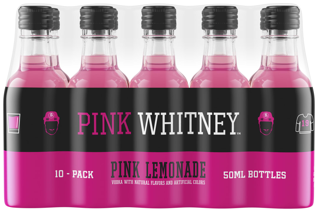 Pink Whitney Lemonade Flavored Vodka 50ml Bottle 10 Pack