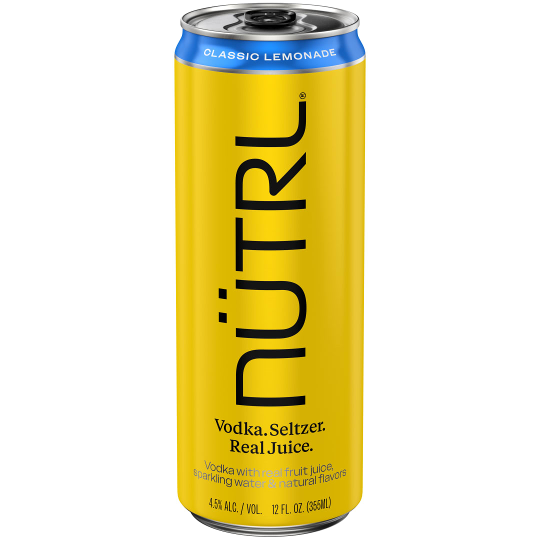 Nutrl Classic Lemonade Vodka Seltzer 12 fl oz