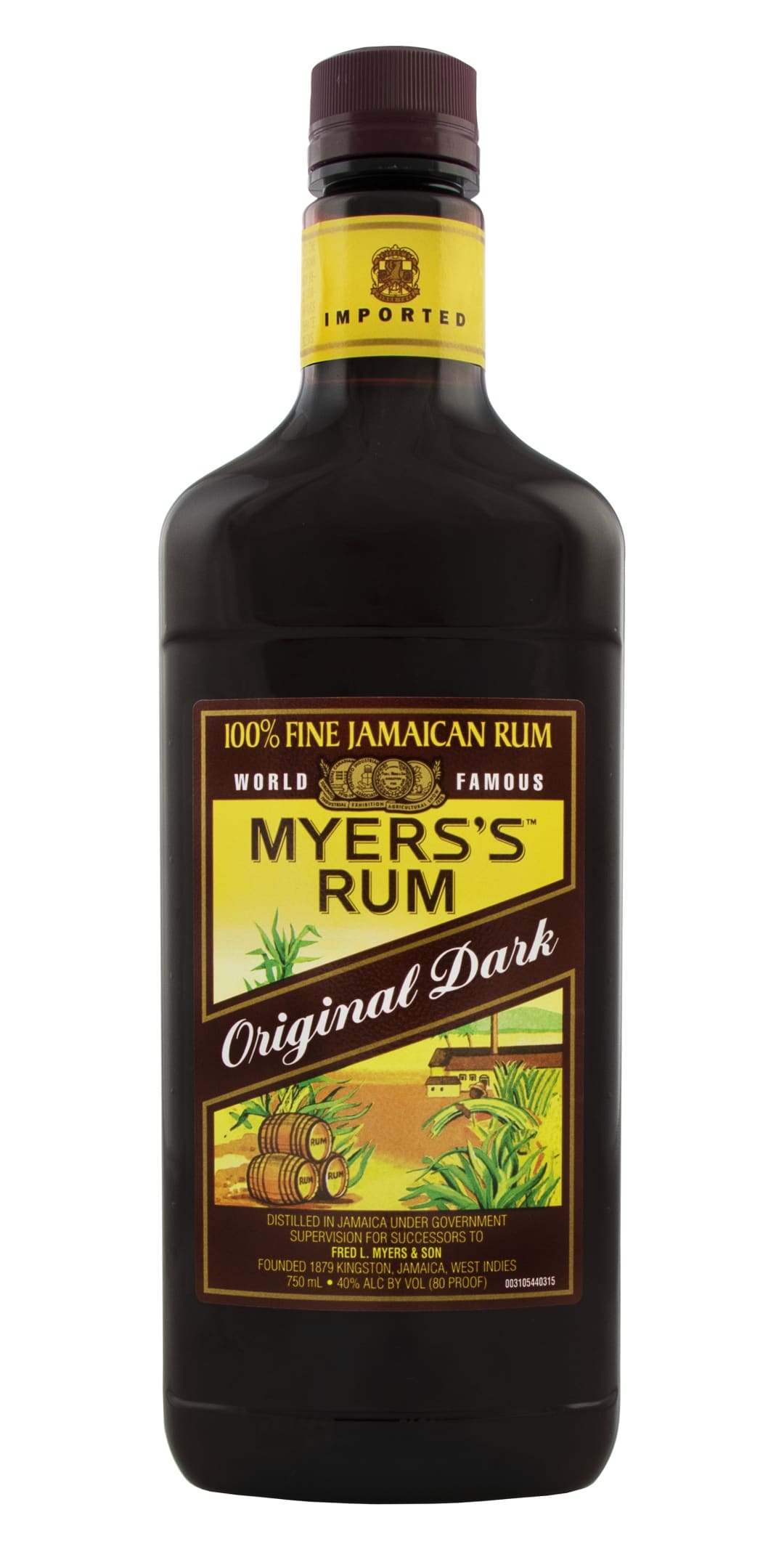 Myers's original Dark Rum 750ml 80 Proof