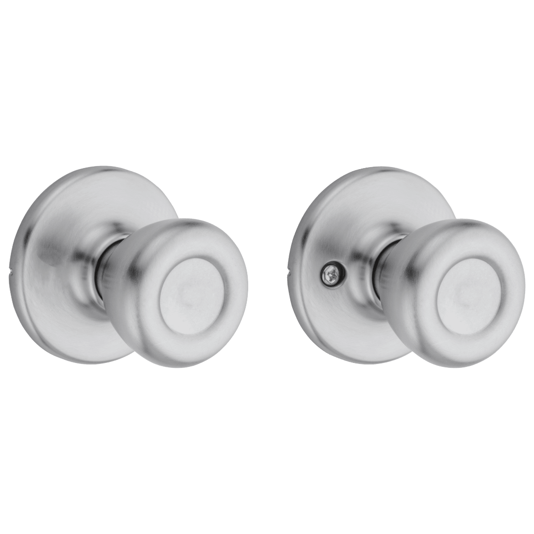 Tylo Doorknob Combo Pack in Satin Chrome