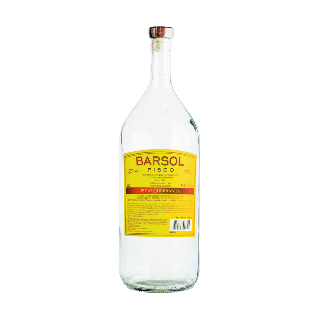 Barsol Puro Quebranta Pisco 6/2L