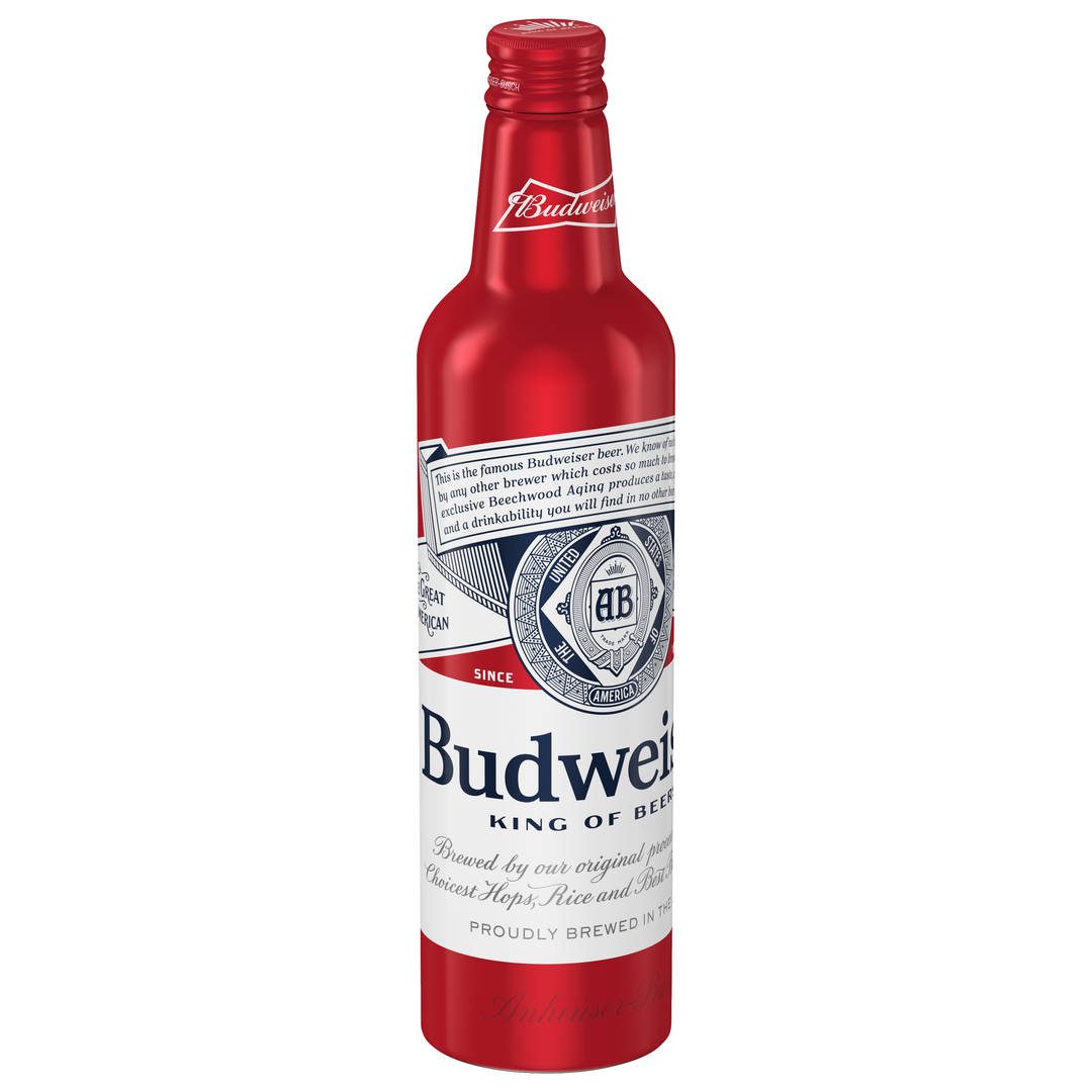 Budweiser Lager Beer 16 fl oz Aluminum Bottle, 5.0% ABV