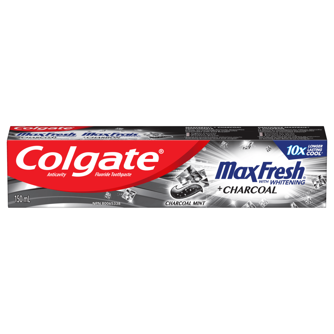 Colgate Max Fresh Charcoal Toothpaste, 150 mL