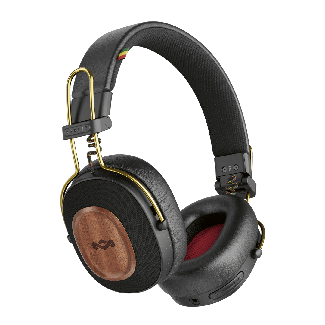 House of Marley Positive Vibration Riddim Headphones - Rasta