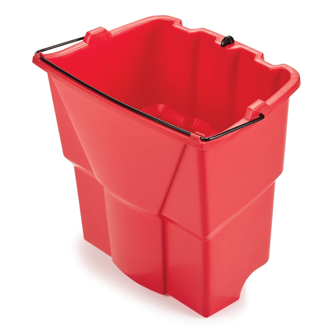 Rubbermaid Commercial Products WaveBrake® 18-Quart Dirty Water Bucket, Red