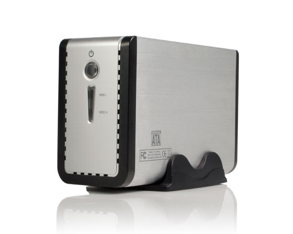 2 Drive USB 2.0 External JBOD Enclosure