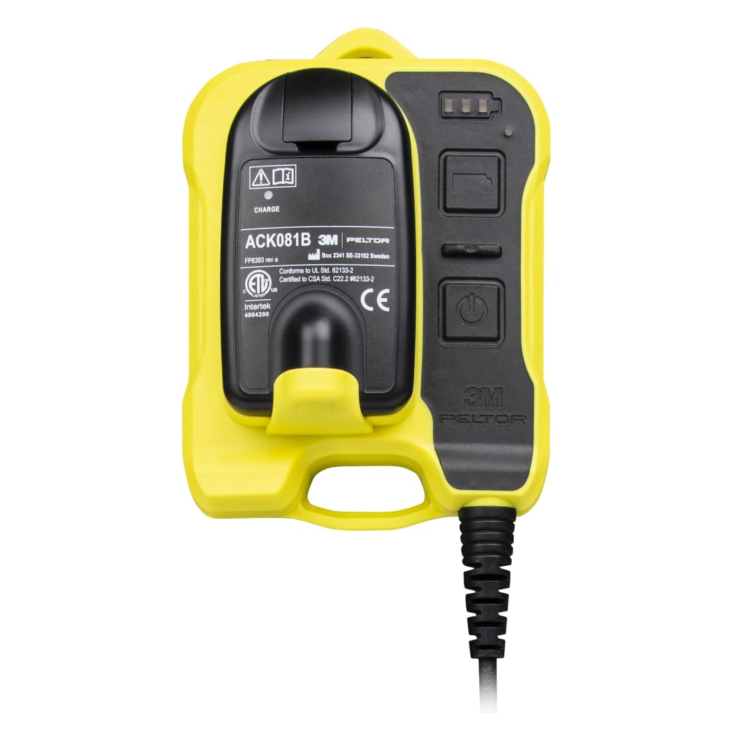 3M™ PELTOR™ WS™ Adapter G3, Ground Mechanic, Yellow, Battery, FL61007-WS7