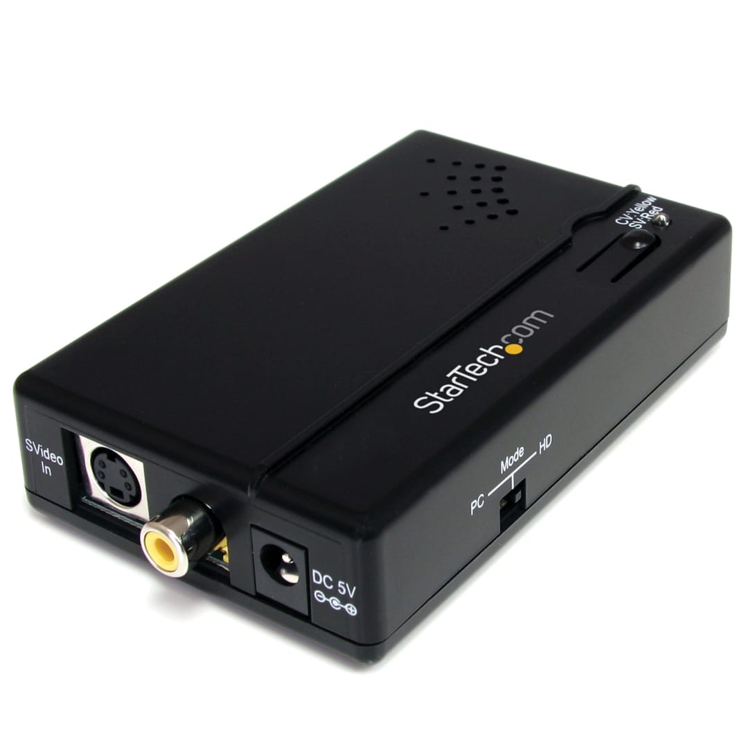 Composite and S-Video to HDMI Video Converter