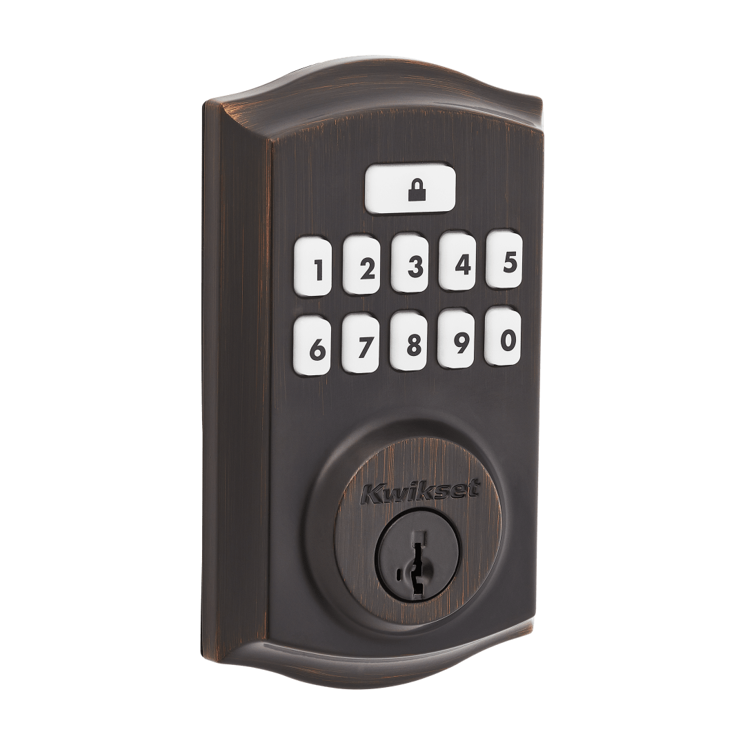 SmartCode 260 Traditional Keypad Electronic Deadbolt featuring SmartKey Security™ in Venetian Bronze