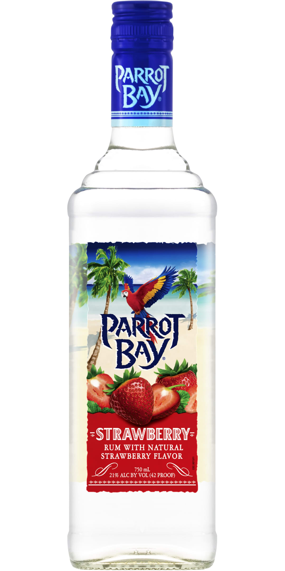 Parrot Bay Strawberry Rum 750ml 42 Proof