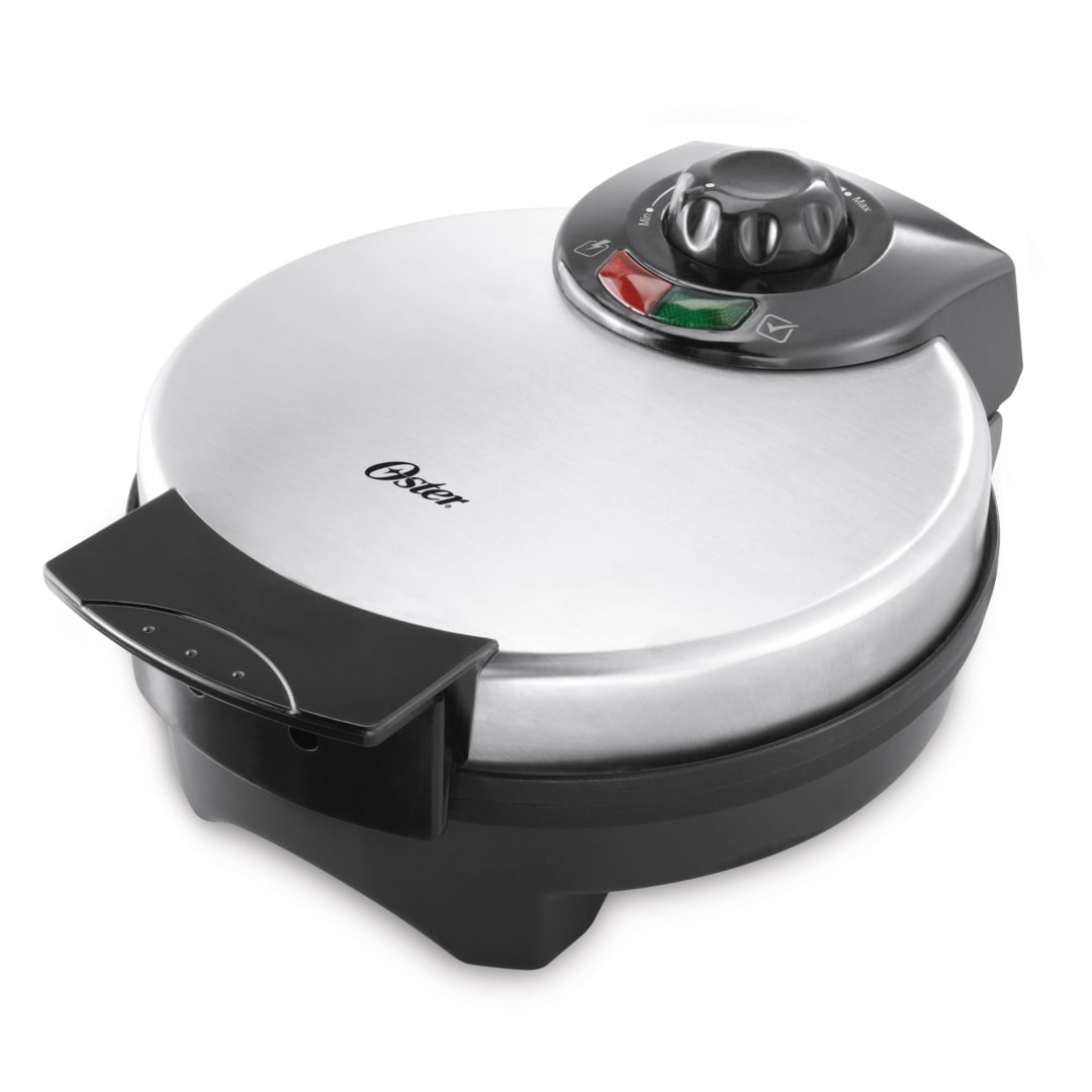Oster® Belgian Waffle Maker, 8", Stainless Steel