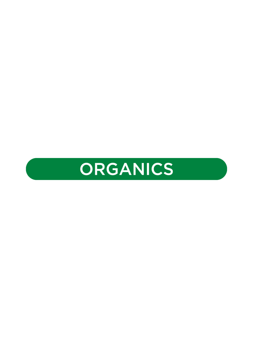  ASCEND - Label - Organics  - Green-White
